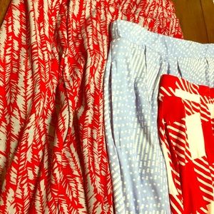 LuLaRoe Medium Madison Skirt - Lot of 3 EUC